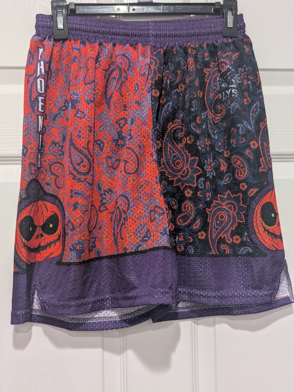 Phoenic Pumpkin Paisley Shorts  Purple/Orange